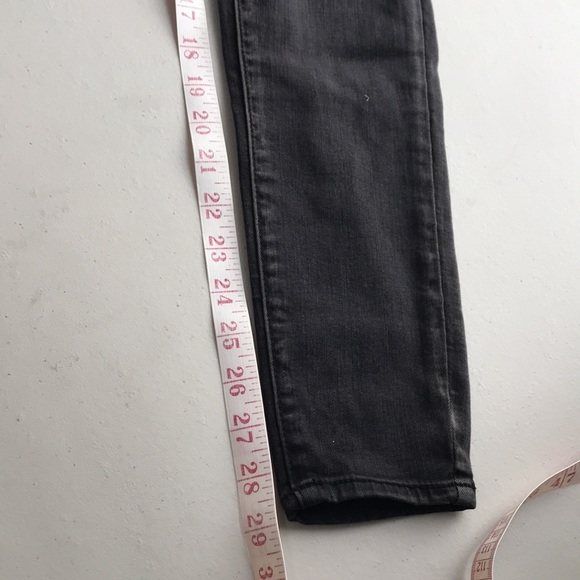 American Eagle black super super stretch mid rise ripped jeggings 4 - Picture 11 of 11